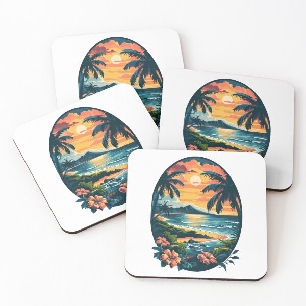 Item preview, Tropical Islands Oval Design 3 of 12 designed and sold by Jenson Major.