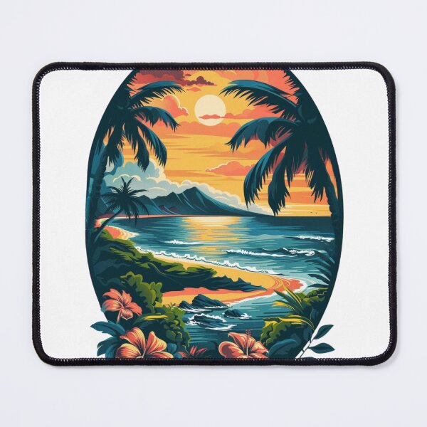 Item preview, Tropical Islands Oval Design 3 of 12 designed and sold by Jenson Major.