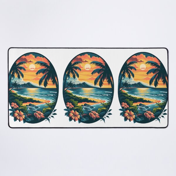 Item preview, Tropical Islands Oval Design 3 of 12 designed and sold by Jenson Major.