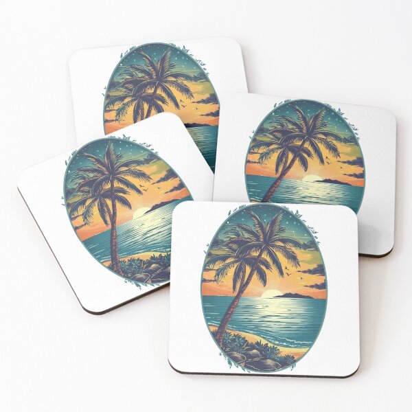 Item preview, Tropical Islands Oval Design 4 of 12 designed and sold by Jenson Major.