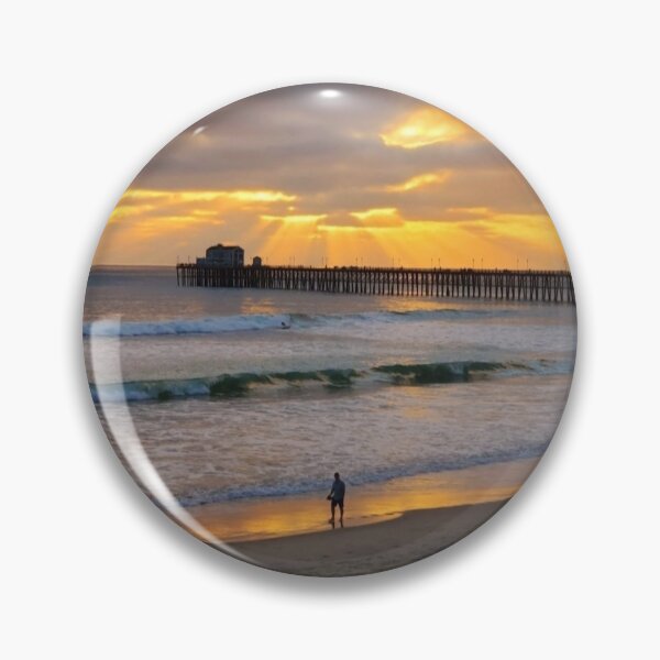 Item preview, GOLDEN STATE GLORY - OCEANSIDE PIER SUNSET designed and sold by Tammera.