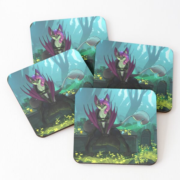 Item preview, Kuyo the necromancer relaxing by the graves  designed and sold by KuyoBratMerch.
