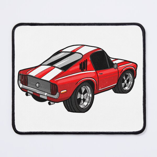 Item preview, Old Classic Red Car designed and sold by MonkiFlipp.