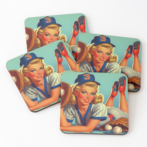 Item preview, Vintage Baseball Pin-Up designed and sold by PulpVintage.