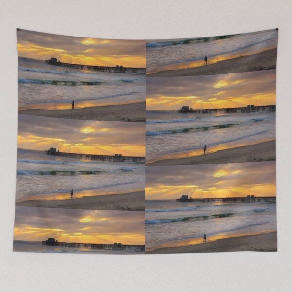 Item preview, GOLDEN STATE GLORY - OCEANSIDE PIER SUNSET designed and sold by Tammera.