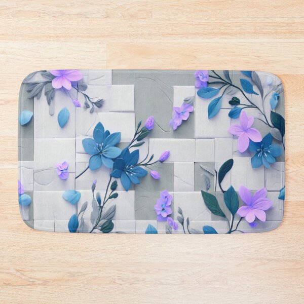 Item preview, Flowers on squares  designed and sold by Flowersonstuff.