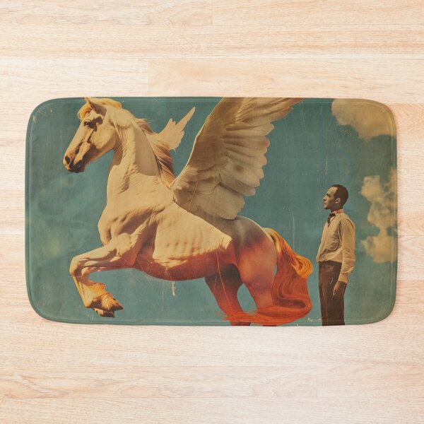 Item preview, Retro Unicorn Pegasus Print designed and sold by JaimeLikes.