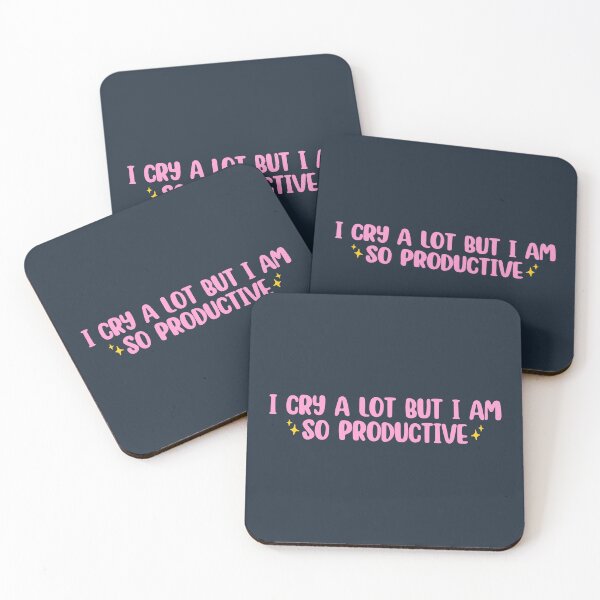 Item preview, I cry a lot but I am so productive designed and sold by Neadoodles.