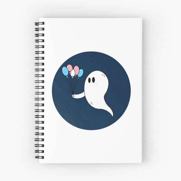 Item preview, Boo-loon ghost- Trans Pride  designed and sold by ThePluckyPencil.