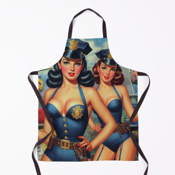 Item preview, Hot Cop Girls designed and sold by PulpVintage.