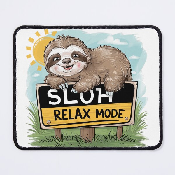 Item preview, Sloth relax mode designed and sold by jinmommyonline.