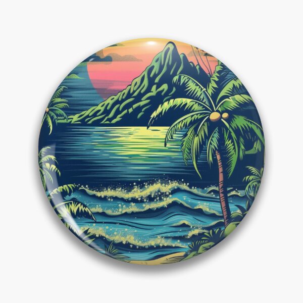 Item preview, Tropical Islands Oval Design 6 of 12 designed and sold by Jenson Major.