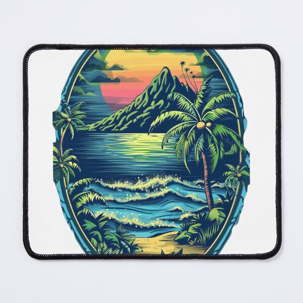 Item preview, Tropical Islands Oval Design 6 of 12 designed and sold by Jenson Major.