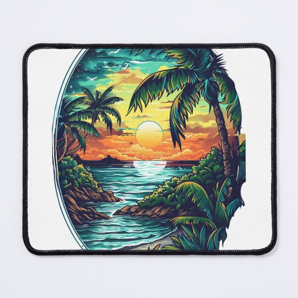 Item preview, Tropical Islands Oval Design 7 of 12 designed and sold by Jenson Major.