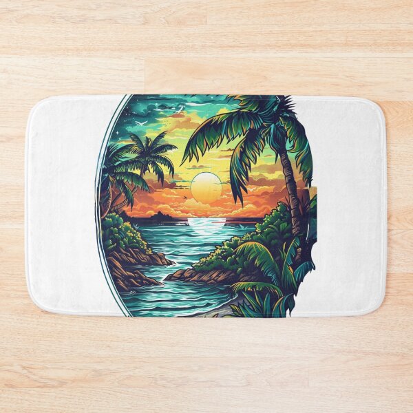 Item preview, Tropical Islands Oval Design 7 of 12 designed and sold by Jenson Major.