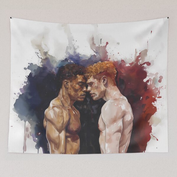 Item preview, Intertwined Souls: Passionate Embrace - GayDoodles Art designed and sold by GayDoodles.