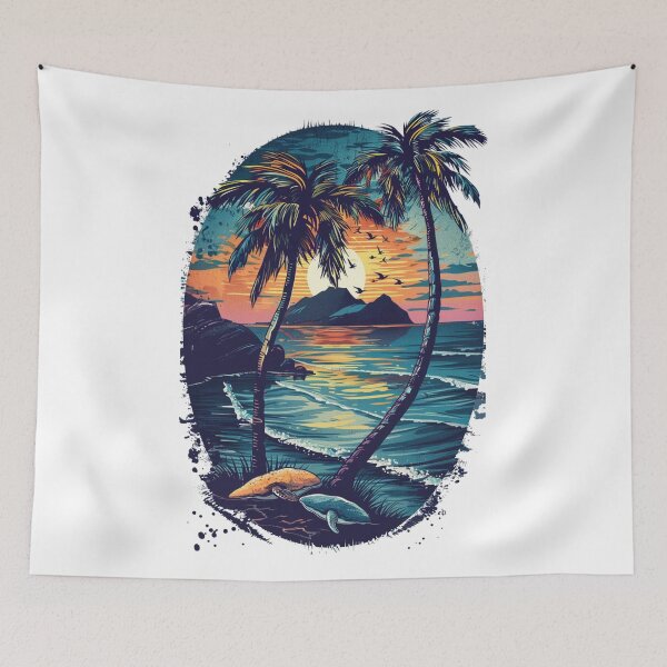 Item preview, Tropical Islands Oval Design 9 of 12 designed and sold by Jenson Major.