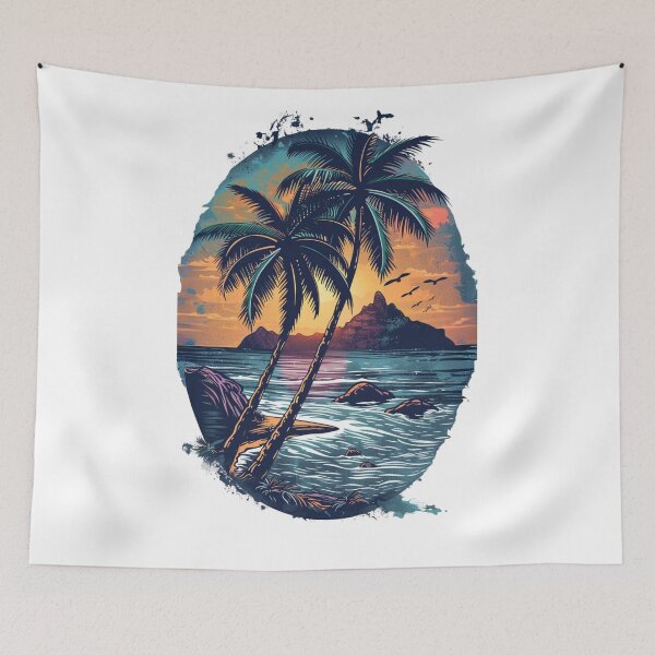 Item preview, Tropical Islands Oval Design 10 of 12 designed and sold by Jenson Major.