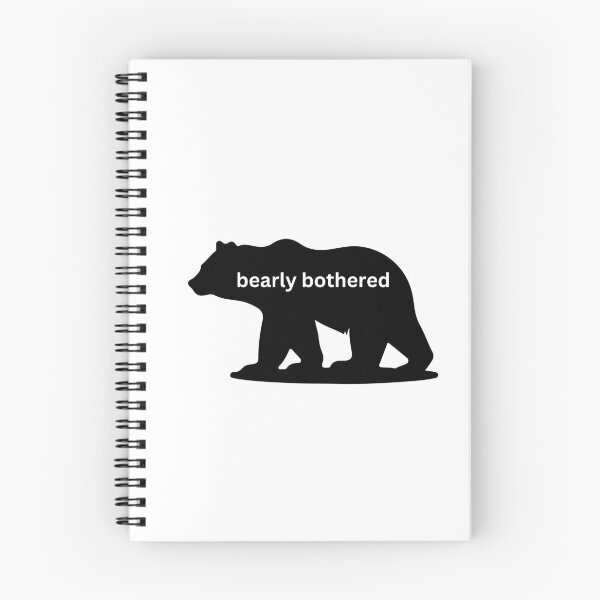 Item preview, bearly bothered designed and sold by SarcastiCrafts.