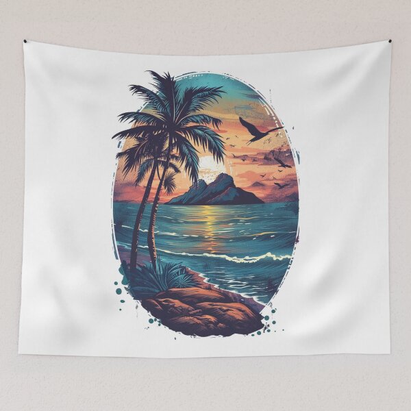 Item preview, Tropical Islands Oval Design 11 of 12 designed and sold by Jenson Major.