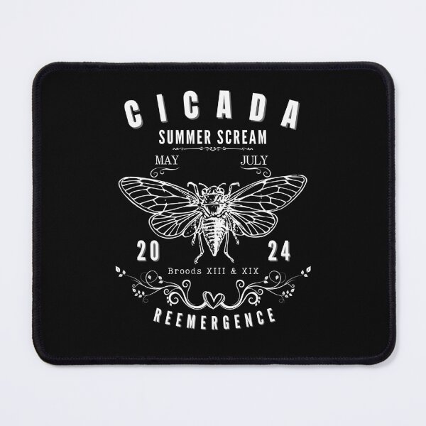 Item preview, Cicada Summer Swarm, Scream, For Entomologiste designed and sold by ArtByKatti.