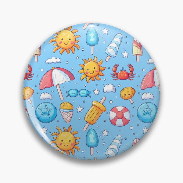 Item preview, Blue Summer Beach Pattern  designed and sold by NDaZone.