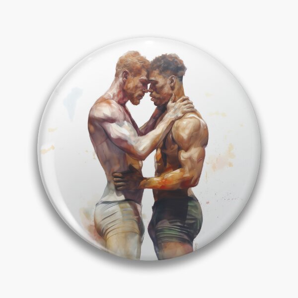 Item preview, Harmony in Contrast: A Dance of Affection - GayDoodles Art designed and sold by GayDoodles.