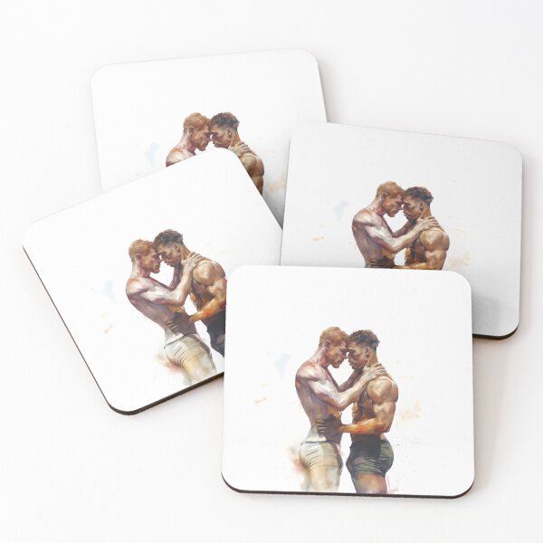 Item preview, Harmony in Contrast: A Dance of Affection - GayDoodles Art designed and sold by GayDoodles.