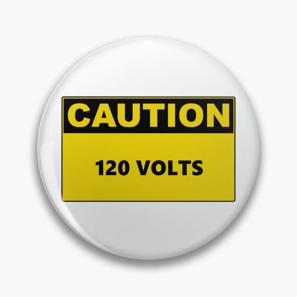 Item preview, Caution 120 Volts designed and sold by Burritoless.
