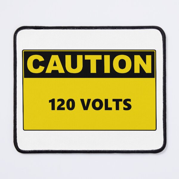 Item preview, Caution 120 Volts designed and sold by Burritoless.