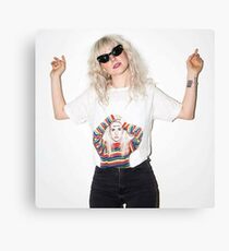 Hayley Williams wearing a Hayley Williams Shirt Canvas Print