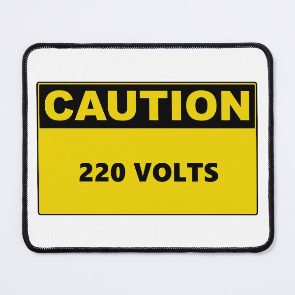 Item preview, Caution 220 Volts designed and sold by Burritoless.