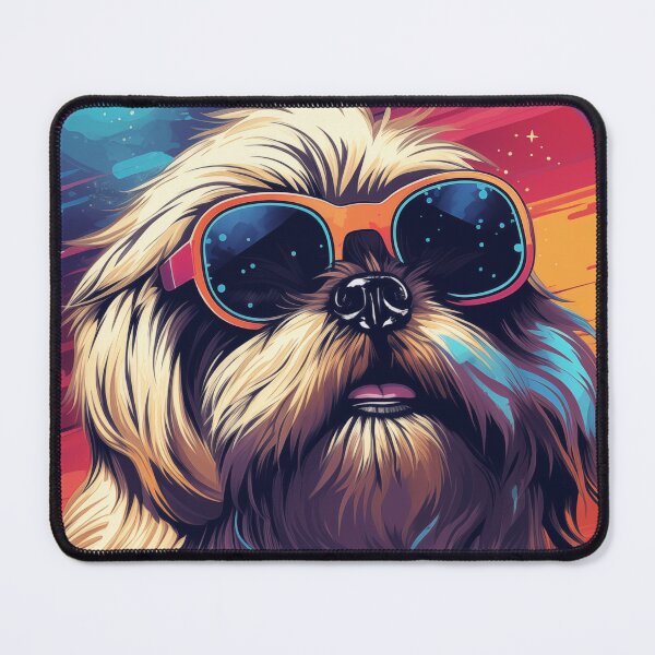 Item preview, Lhasa Apso Sunglasses Retro Space designed and sold by AussieWonders.
