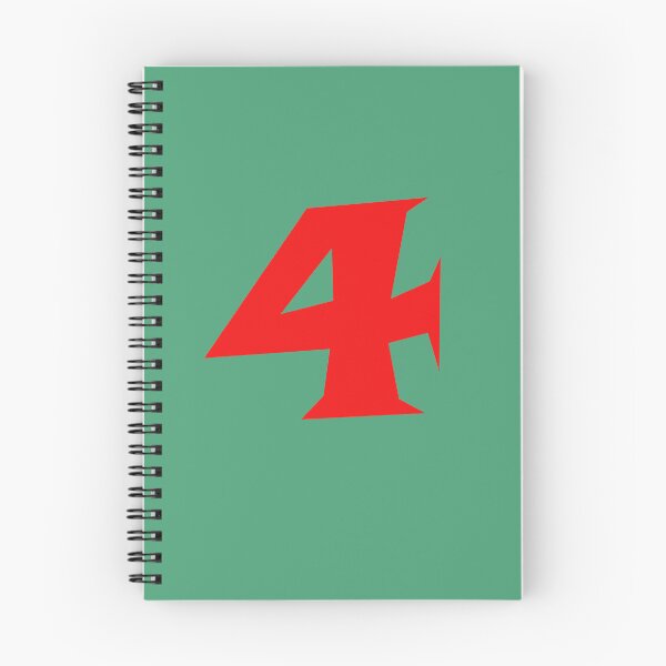 Item preview, THE NUMBER 4 IN RED designed and sold by solgel47.