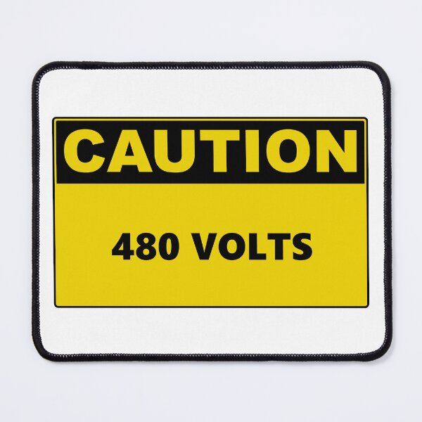 Item preview, Caution 480 Volts designed and sold by Burritoless.