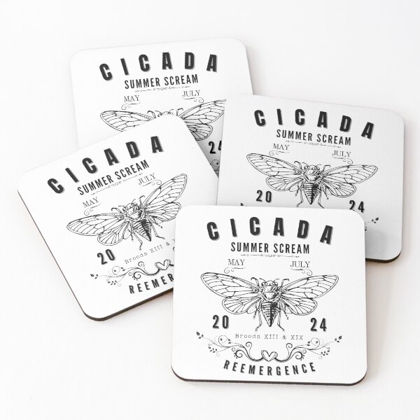 Item preview, Funny 2024 Cicada Summer Swarm, scream, For Entomologiste designed and sold by ArtByKatti.