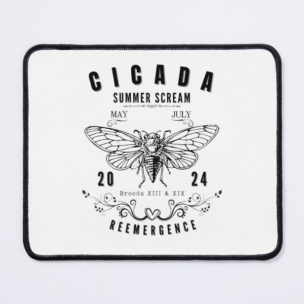 Item preview, Funny 2024 Cicada Summer Swarm, scream, For Entomologiste designed and sold by ArtByKatti.
