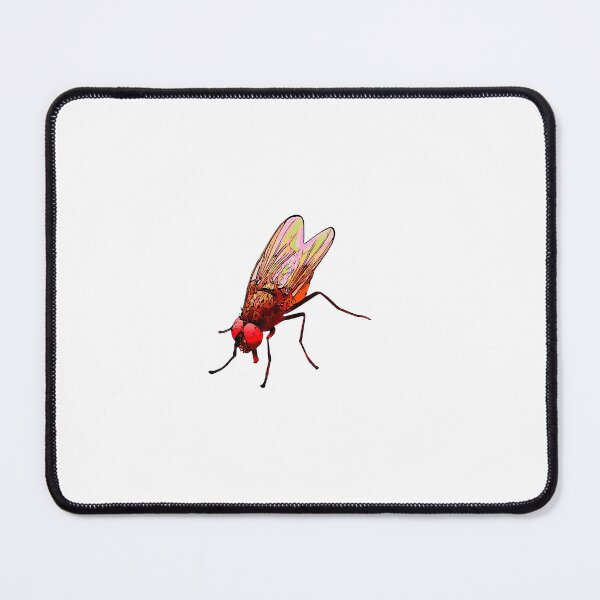 Item preview, Red colorful common fly in comic style design designed and sold by sopfanna.