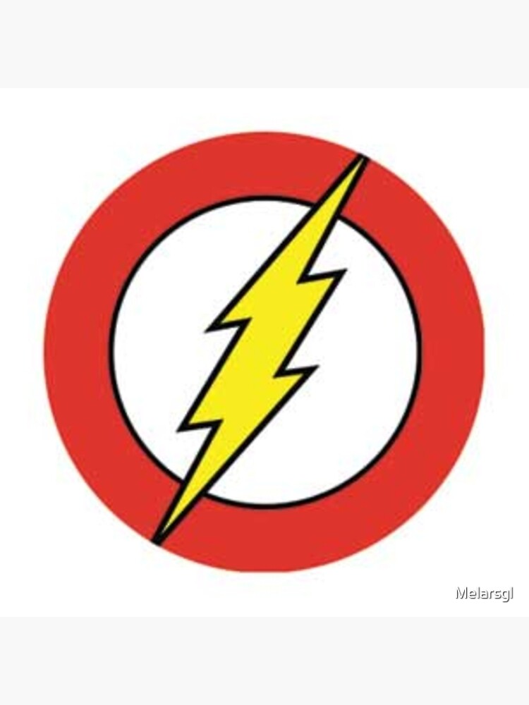 "Flash logo" Sticker by Melarsgl | Redbubble
