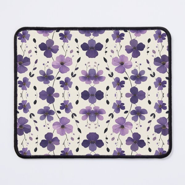 Item preview, Purple floral pattern designed and sold by AnnDart.