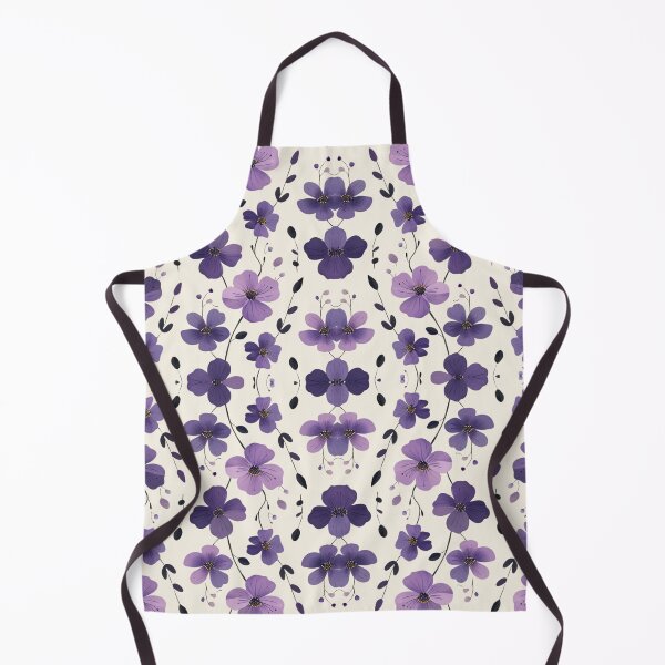 Item preview, Purple floral pattern designed and sold by AnnDart.