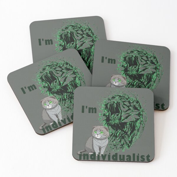 Item preview, The Lion and the Cat - I'm an individualist designed and sold by ART-HOME-PAWS.