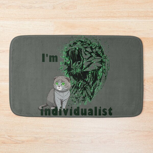 Item preview, The Lion and the Cat - I'm an individualist designed and sold by ART-HOME-PAWS.
