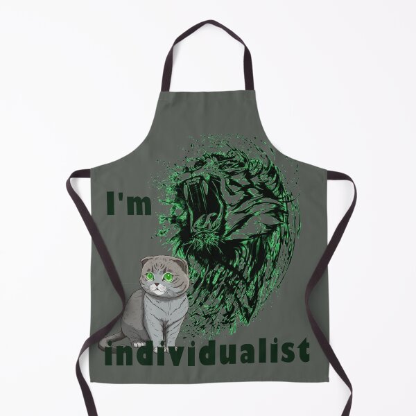 Item preview, The Lion and the Cat - I'm an individualist designed and sold by ART-HOME-PAWS.