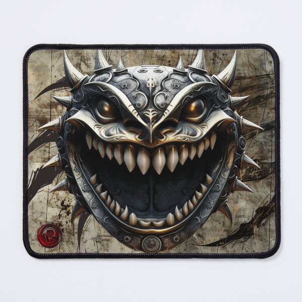 Item preview, Corrupt Lesser Demonic Dragon Evil Smiley Emoji Wall-Mount 097 designed and sold by RedStrokesDns.