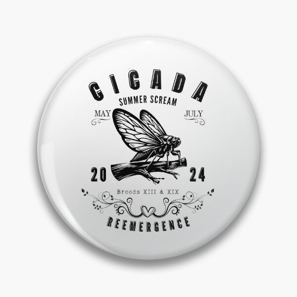 Item preview, Funny 2024 Cicada Summer Swarm, scream, For Entomologiste designed and sold by ArtByKatti.