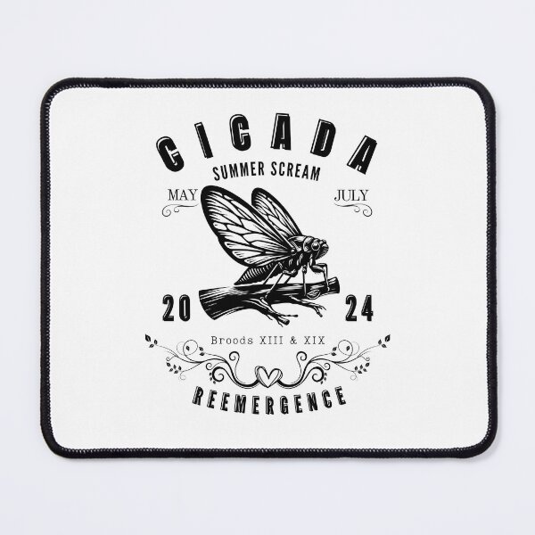 Item preview, Funny 2024 Cicada Summer Swarm, scream, For Entomologiste designed and sold by ArtByKatti.