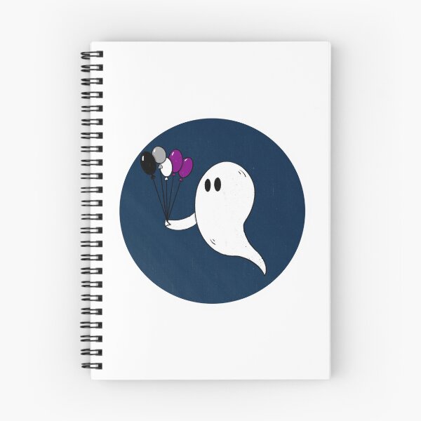 Item preview, Boo-loon ghost- Ace Pride  designed and sold by ThePluckyPencil.