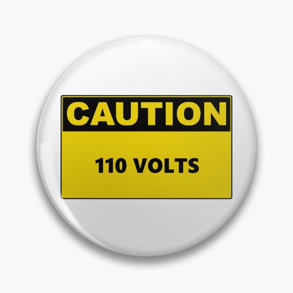 Item preview, Caution 110 Volts designed and sold by Burritoless.