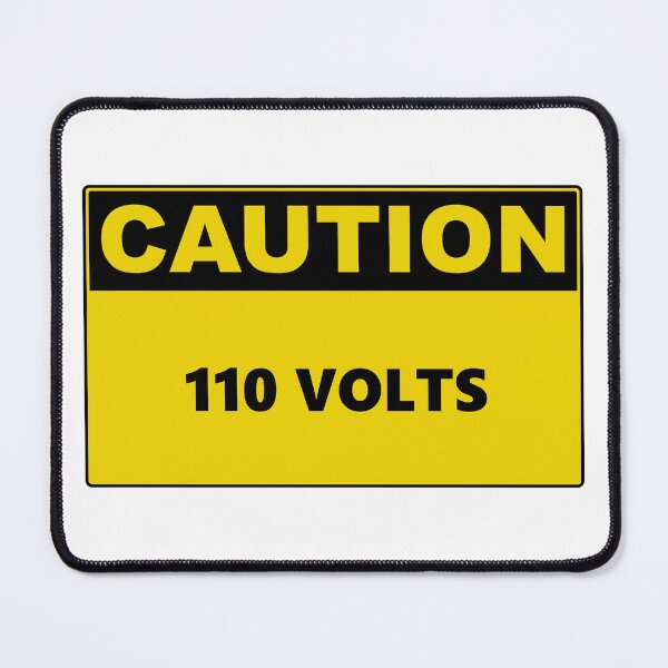 Item preview, Caution 110 Volts designed and sold by Burritoless.